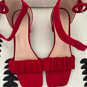 Elegant Red Women's Sandals